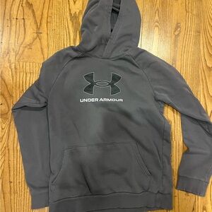 Under Armour Dark Gray Hoodie with Camo Logo